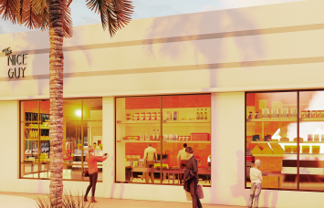 The proposed restaurant on Lincoln Road.